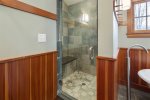 Custom Stone Shower in Master Bath